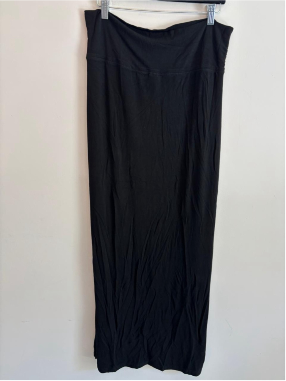 Women's No Boundaries Black Maxi Skirt Size L #1016